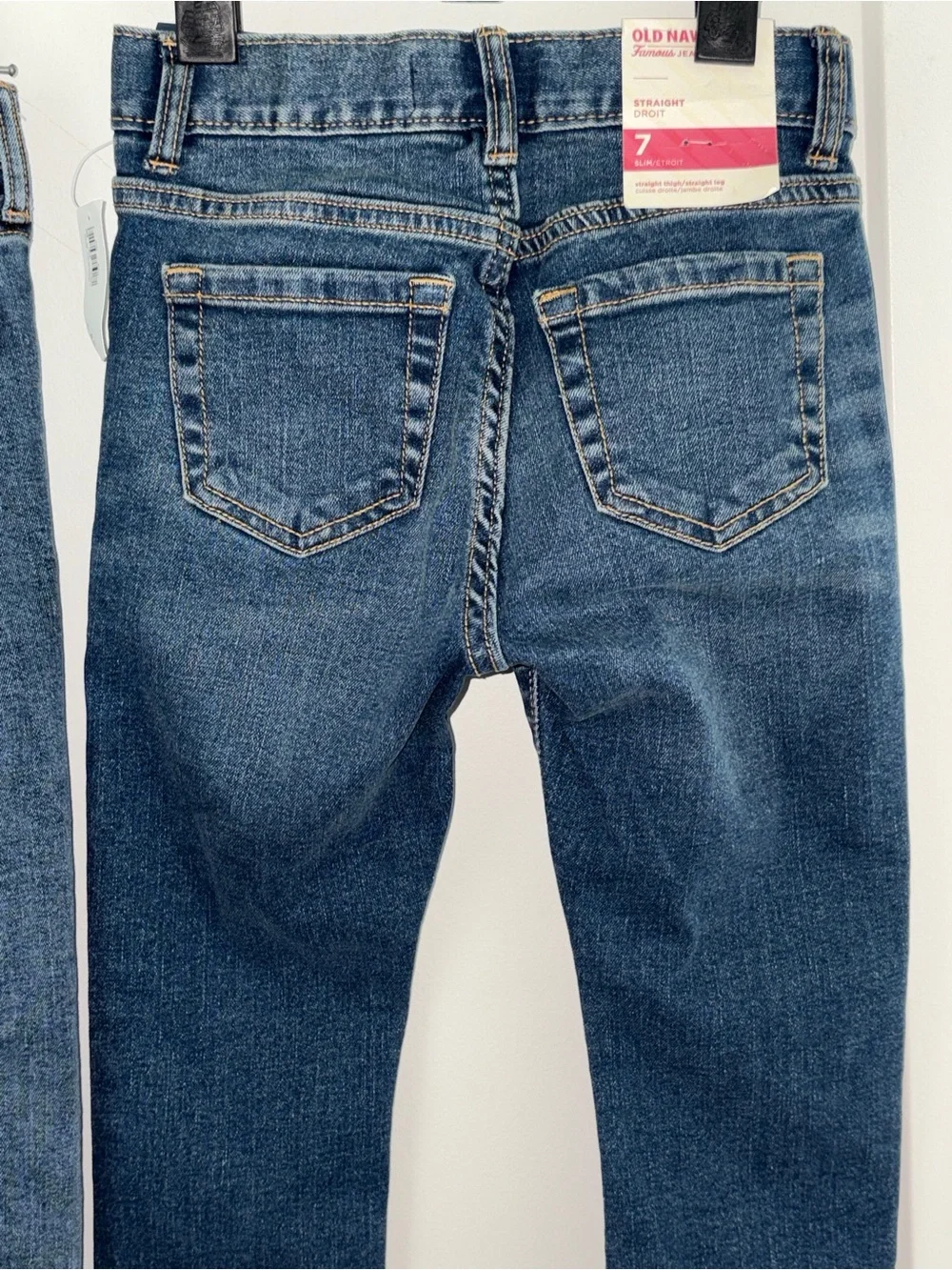 NWT NWOT Old Navy straight and slim jeans bundle boy's 7 slim